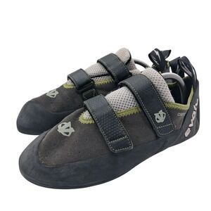 Evolv Defy Climbing Shoes Mens 12.5 Gray Black Trax Rubber Bouldering